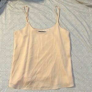 Quince Peach Silk Tank Top